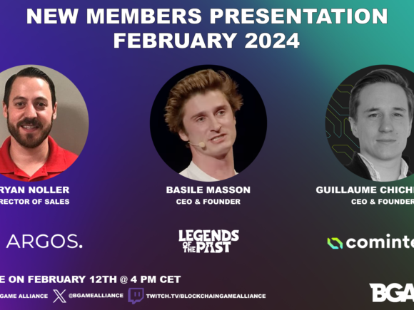 Say Hi to our new BGA members in the New Members’ Presentation (12th of February 2024)