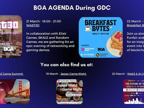 GDC 2024- The BGA Agenda of Epic Web3 Gaming Events & Activities