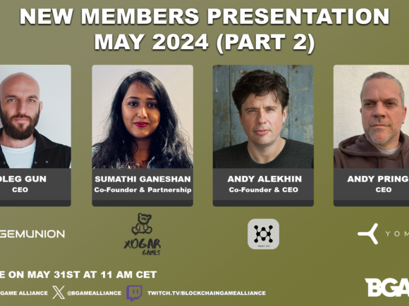 Say Hi👋 to our new BGA members who joined this month of May! (31st of May 2024)