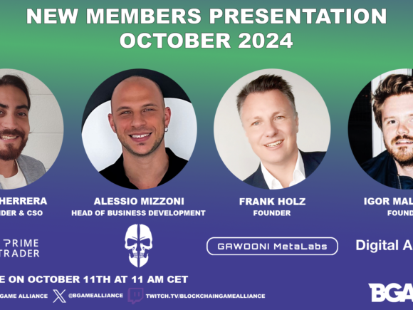 Say Hi👋 to our new BGA members who joined this month of October! (11th of October 2024)